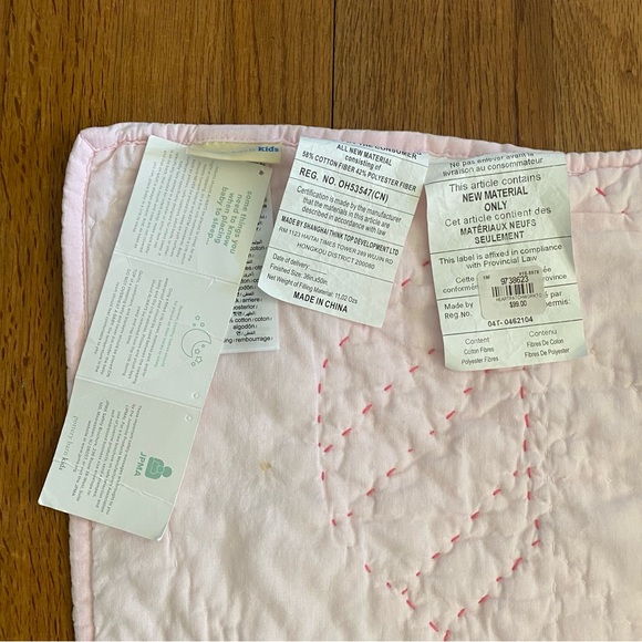 Pottery Barn Heart Patchwork Baby- Toddler Quilted - Picture 8 of 9